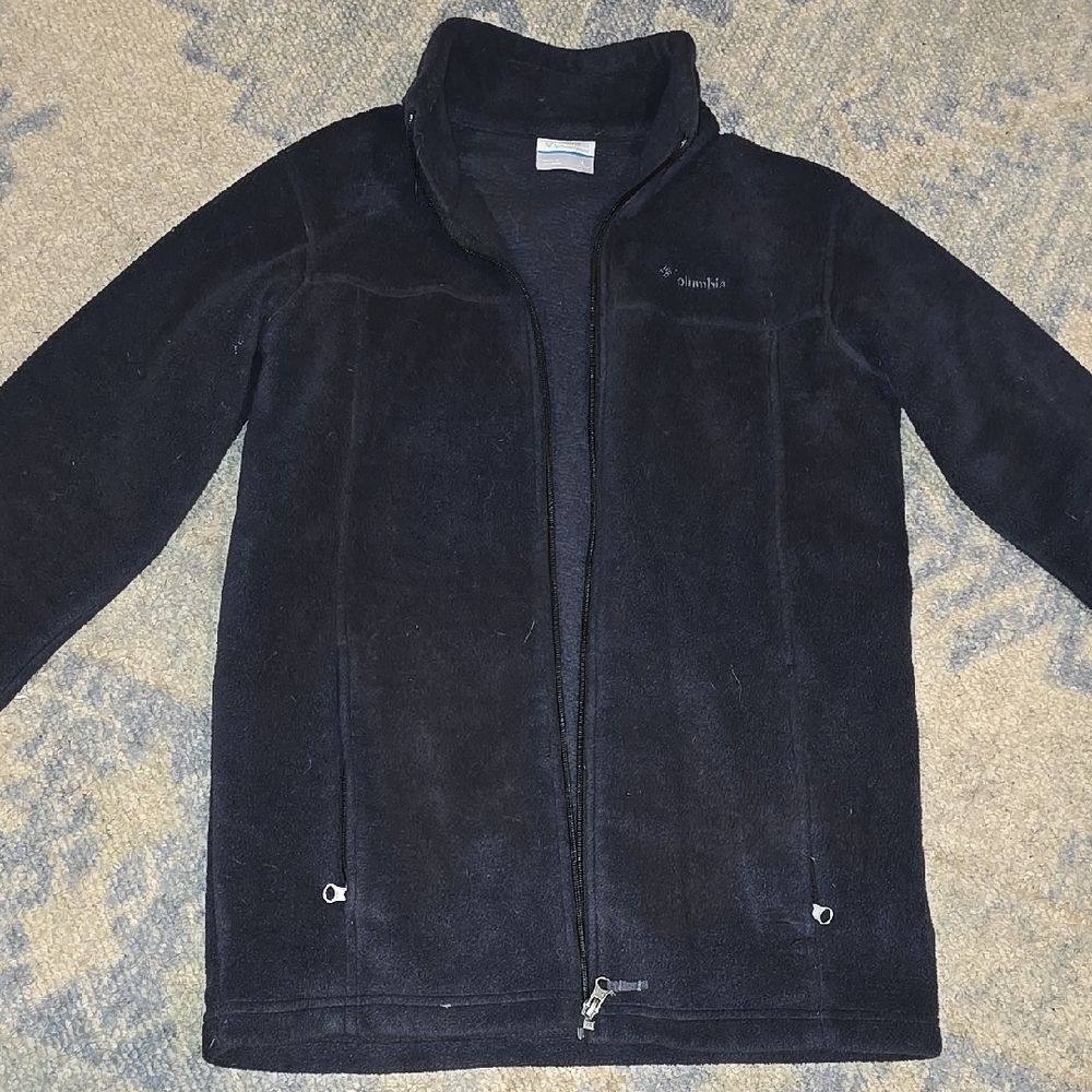 Kids Black Fleece Jacket